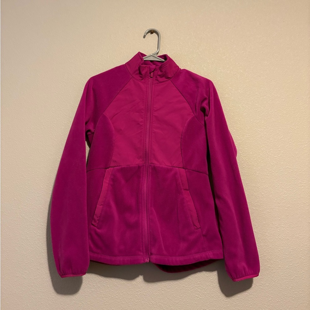 Pink zip up